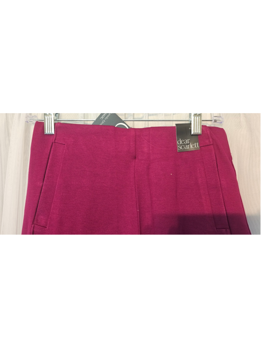 Women's Dear Scarlett Gala Pants in Merlot, size Small - Picture 6 of 7